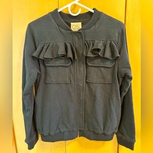 Chaser Ruffle Lined Sweatshirt/Jacket - NWT
